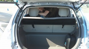 Nissan Leaf cargo area