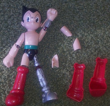 Astro Boy Removable Parts