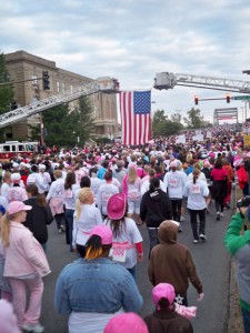race for the cure starting line
