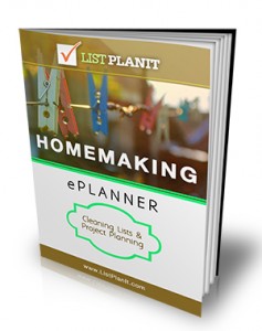 Homemaking eplaner with lists