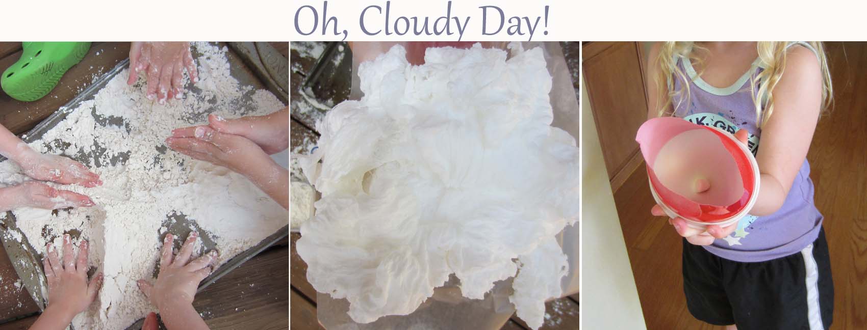 “Cloudy Day” Activities (and a few words on Pinterest)