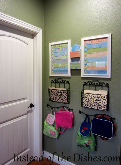 Back to School: Our New Backpack Station