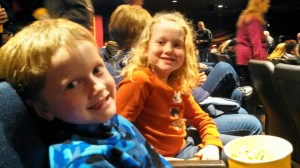 Kids in the grand Country theater