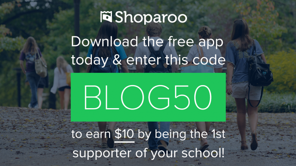 Sign up for Shoparoo and use code blog50 to earn $10 for your school