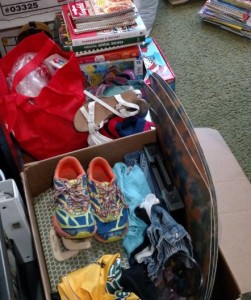 donations from de-cluttering